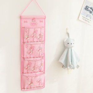 Sanrio My Melody Pastel Carousel Hanging Storage Pockets